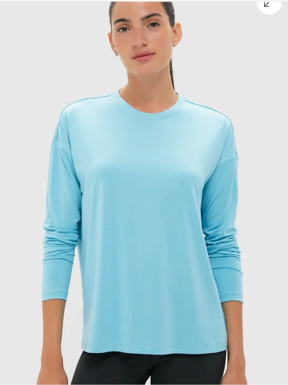 Tuckernuck Sky Blue Long-Sleeve Crewneck Tee